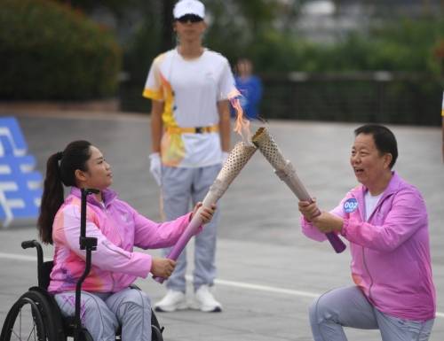 杭州第4届亚残运会火炬今天上午将在杭州桐庐传递